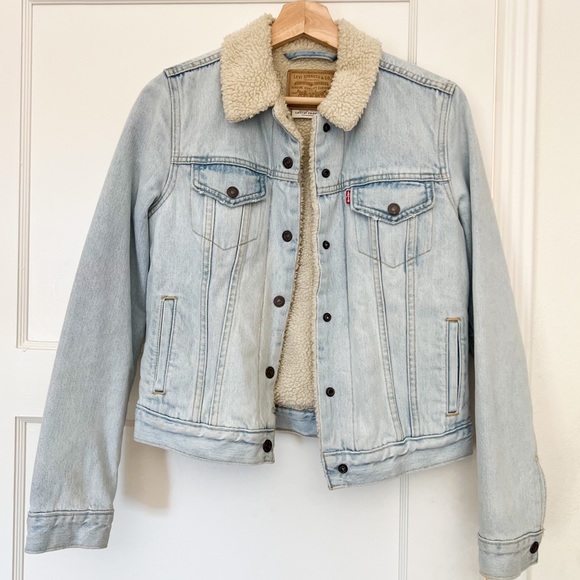 Levi’s Original Sherpa Trucker Jacket - Size S - Picture 3 of 4